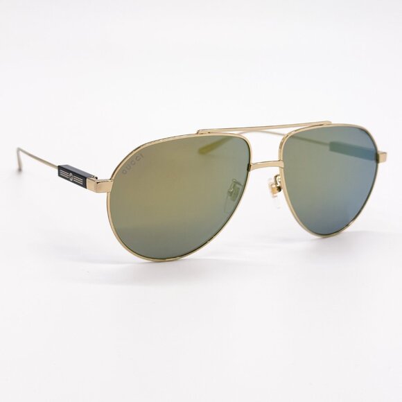 NEW GUCCI GG1311S 002 UNISEX METAL AVIATOR SUNGLASSES - Picture 5 of 13